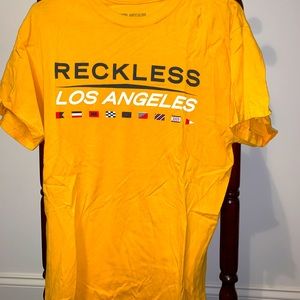 Yellow Reckless t-shirt